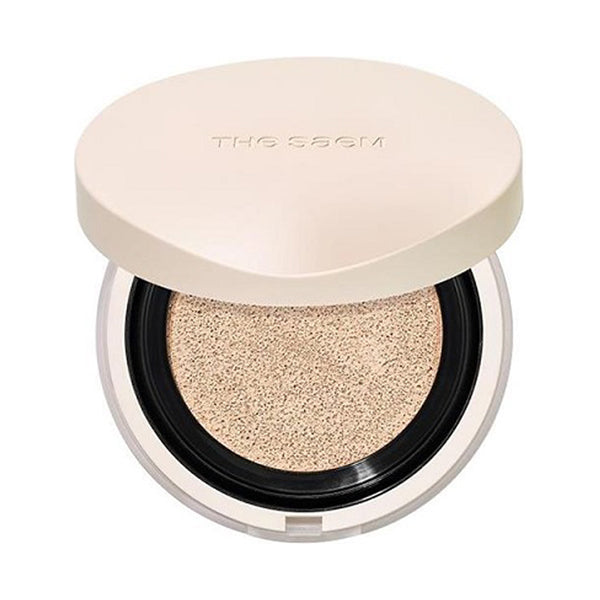 the SAEM Cover Perfection Concealer Cushion N, SPF50+ PA++++, 0.5 Ice Beige, 12g