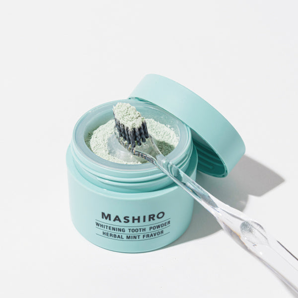 MASHIRO Medicinal Whitening Powder, 30g, Herbal Mint, Herbal Mint