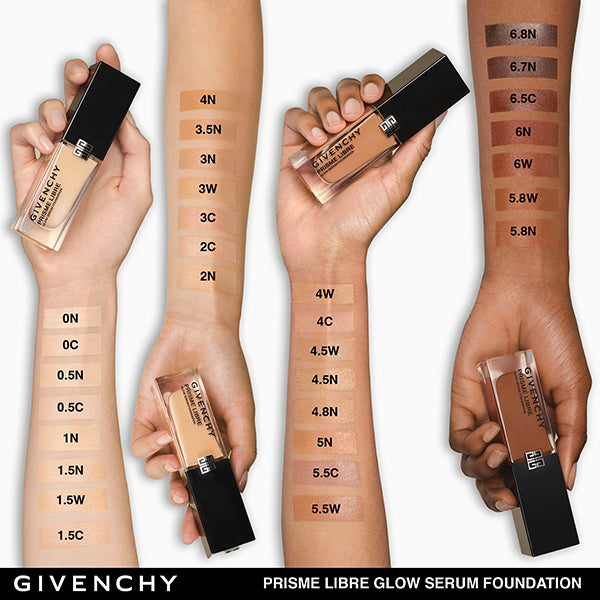 GIVENCHY Prisme Libre Glow Serum Foundation, No.0N, 30ml