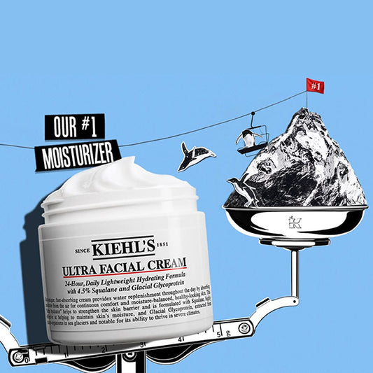 Kiehl’s Cream Ultra Facial Cream Starter Set, 50ml, 7ml, 1.5ml