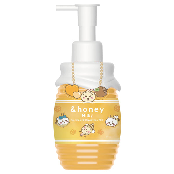 &honey Milky Precious EX Repair Hair Milk 3.0, 180g (Chiikawa) (Apple Honey)