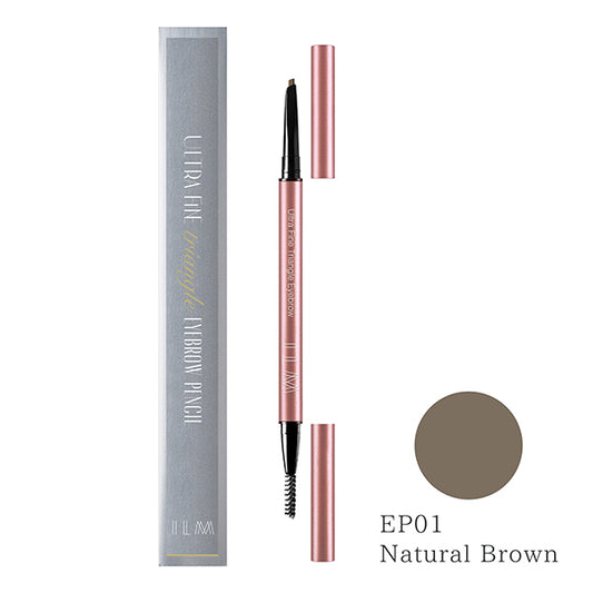 ILM Ultra Fine Triangle Eyebrow Pencil (EP01 Natural Brown), 28g