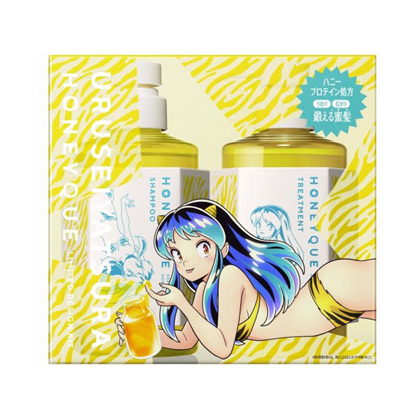 Bottle Works HONEYQUE Deep Repair Urusei Yatsura Limited Kit (Shampoo & Hair Treatment) , 450ml,450ml