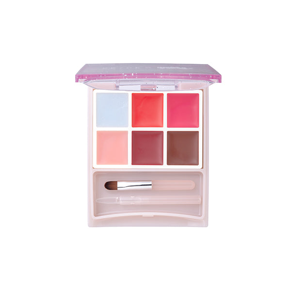 upink Peach mood lip palette, fruit jewel