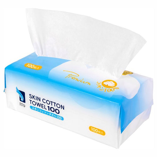 ITO Skin Cotton Towel 100, 100 sheets