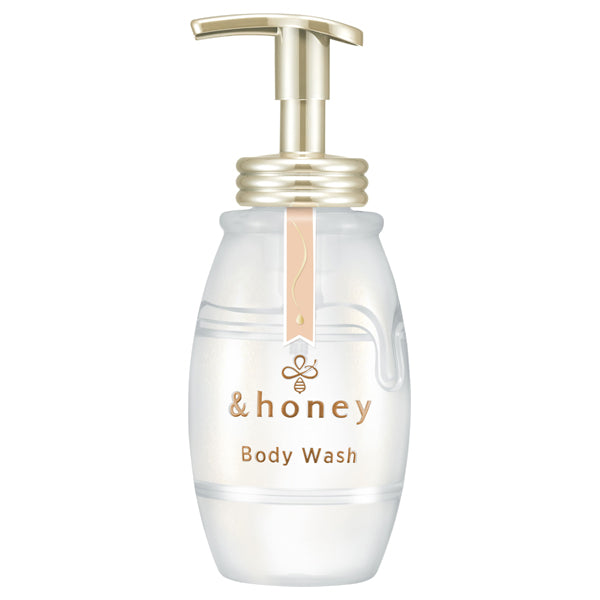 &honey Mellow Airy Foaming Body Wash, 500ml (White Tea Honey)