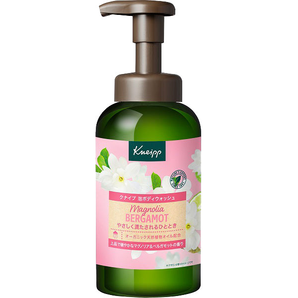 Kneipp Foaming Body Wash Magnolia & Bergamot, 450g