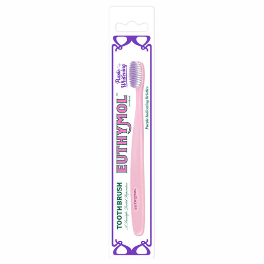 EUTHYMOL White Purple Toothbrush, 1 count