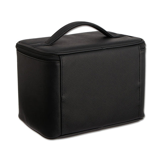 Mary Quant Saffiano Daisy Patch Vanity XL (Black)