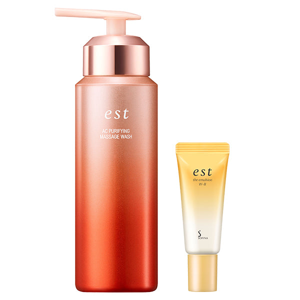 est AC Purify Massage Wash Set, 170g, 13ml