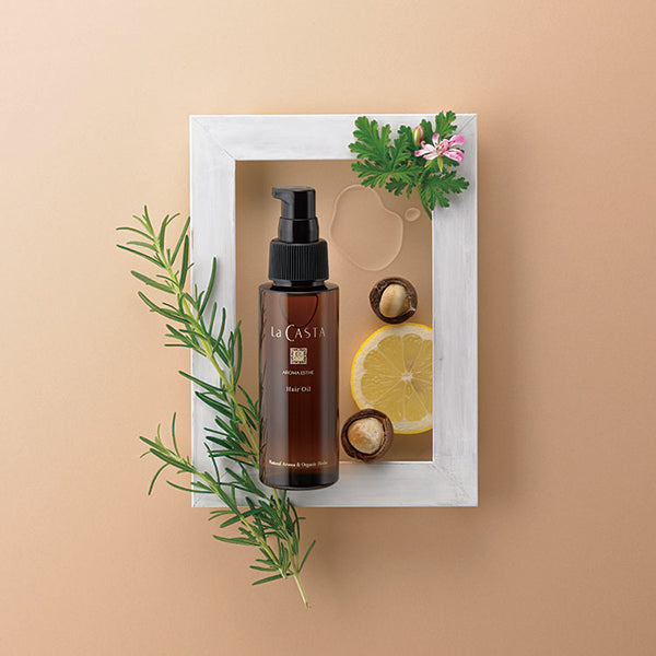 La Casta Aroma Esthe Hair Oil, 80ml, Citrus Herb Fragrance