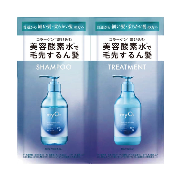 myO2 Water Coat Shampoo & Treatment Sleek Moist Sachet, 10ml, 10g