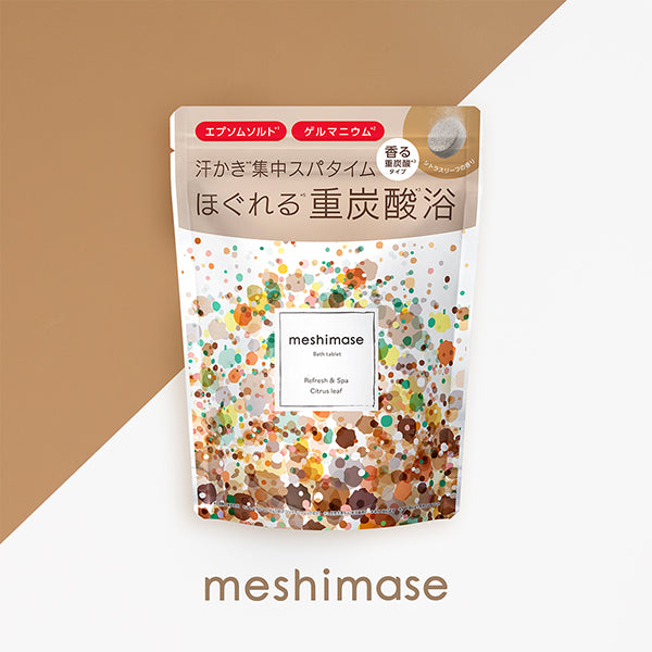 ROSETTE meshimase Bath Tablet Spa, 3 servings, Citrus Leaf