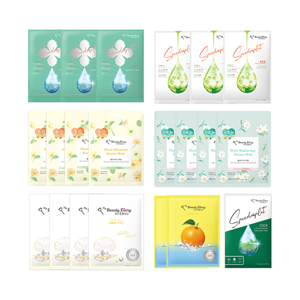 Pore dullness skin care set, 23ml x 21 sheets