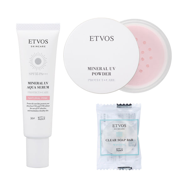 ETVOS Protect & Care Limited Kit (Subtle Pink) (30g, 5g, 5g)