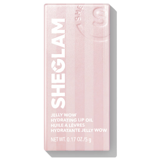 SHEGLAM Jelly Wow Hydrating Lip Oil (Pinky Up), 5g