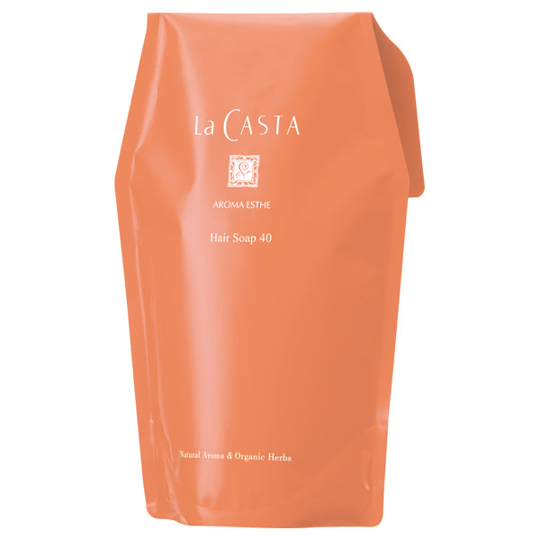 La Casta Aroma Esthe Hair Soap 40 Refill, 600ml