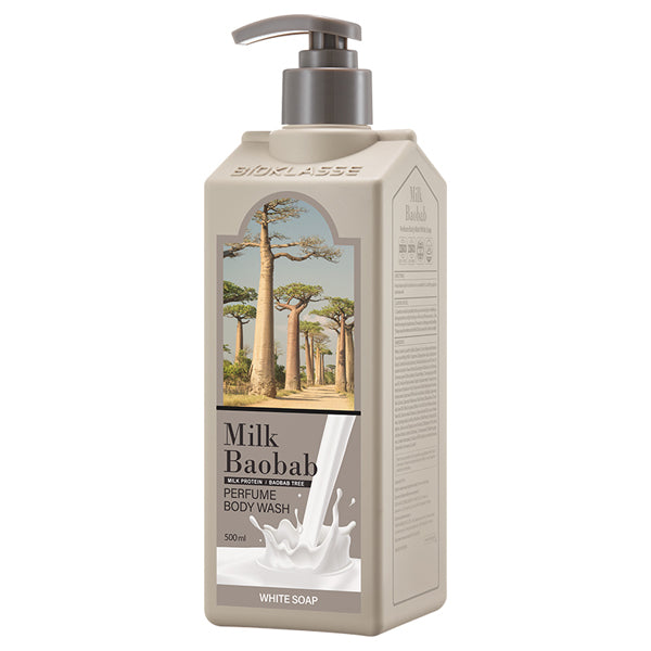 Milk Baobab Perfume Body Wash, 500ml (White Soap)