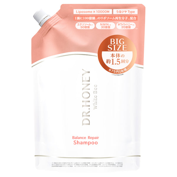 DR.HONEY White Bee Balance Repair Shampoo Refill, 510ml