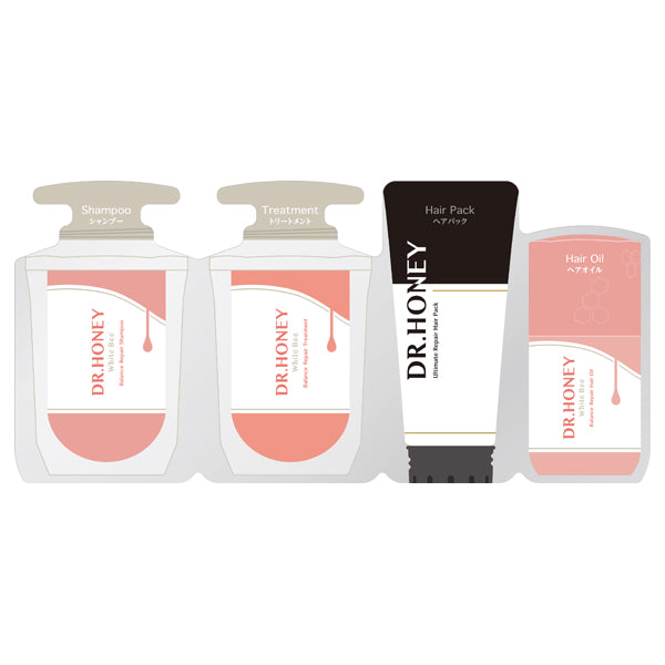 DR.HONEY White Bee Balance Repair 4-Step Trial Set