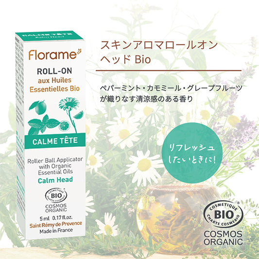 Florame Skin Aroma Roll-On Head Bio, 5ml