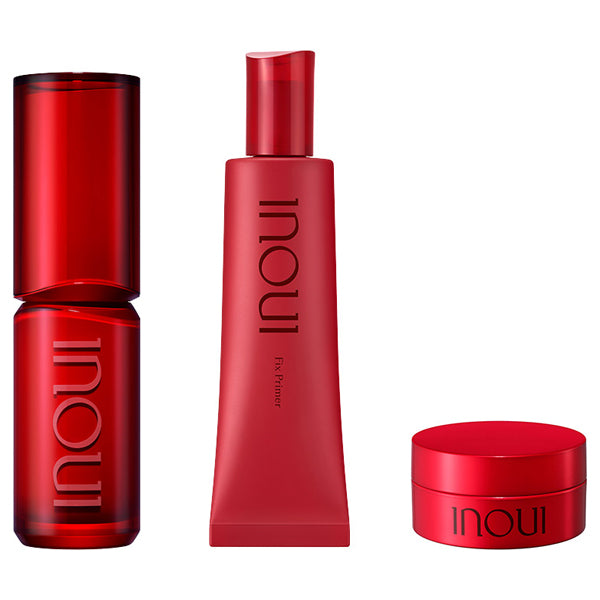 INOUI Liquid Foundation (02) Kit (Fix Primer), 30ml, 30g, 1.8g