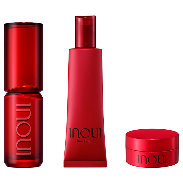 INOUI Liquid Foundation (02) Kit (Glow Primer), 30ml, 30g, 1.8g