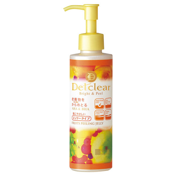 Meishoku DET Clear Bright & Peel Peeling Jelly, 180ml (Mixed Fruit)