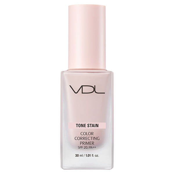 VDL Tone Stain Color Correcting Primer SPF20 PA++ (02 Rose), 30ml