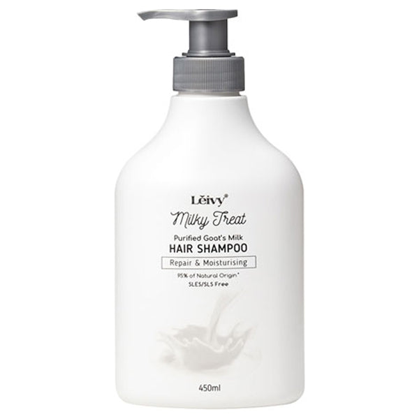 Leivy Milky Treat Hair Shampoo, 450ml (Floral Musk Scent)