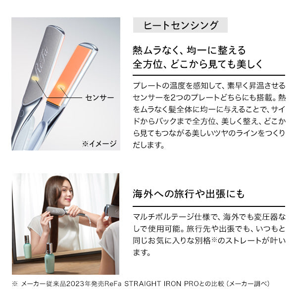 ReFa Power Straight Iron Pro (Black)