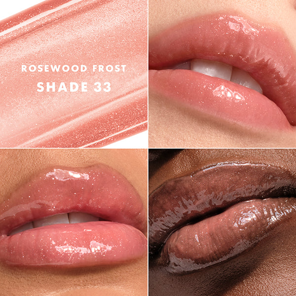 Prisma Glass Icy Plumper, 33 Rosewood Frost, 3.5ml