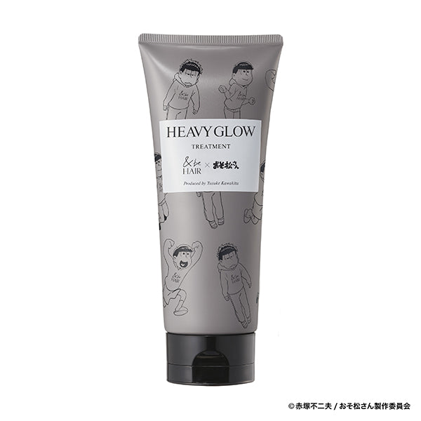 Takedown Shampoo Heavy Glow Treatment Osomatsu-san Collaboration, 400ml, 200g, Herbal Woody Scent
