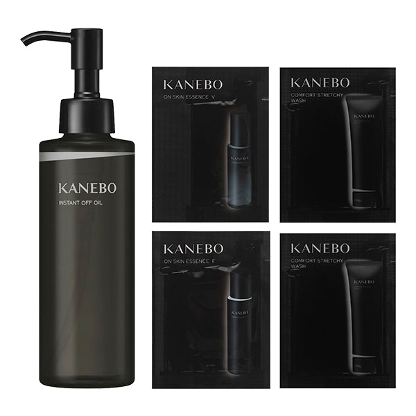 Kanebo Instant Off Oil Set, 180ml, 1ml, 1.5ml, 2g x 2