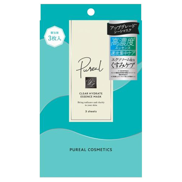 Clear Hydrate Essence Mask, 3 sheets