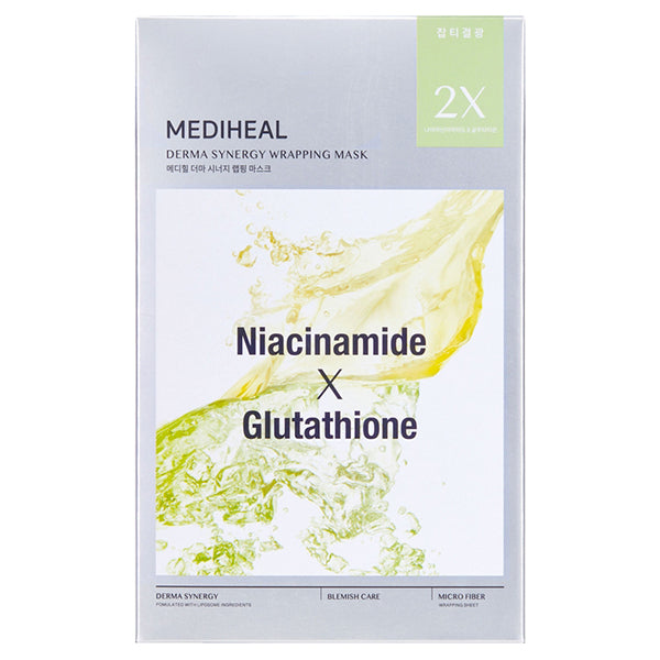 MEDIHEAL Derma Synergy Wrapping Mask Blemish Set, 4 Sheets