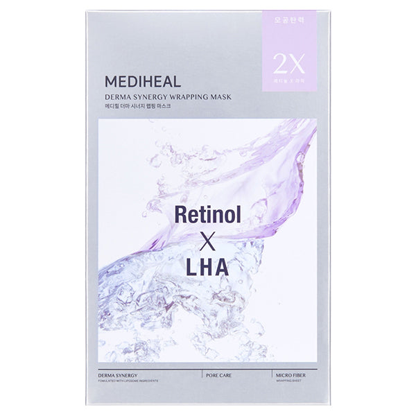 MEDIHEAL Derma Synergy Wrapping Mask Pore Set, 4 Sheets