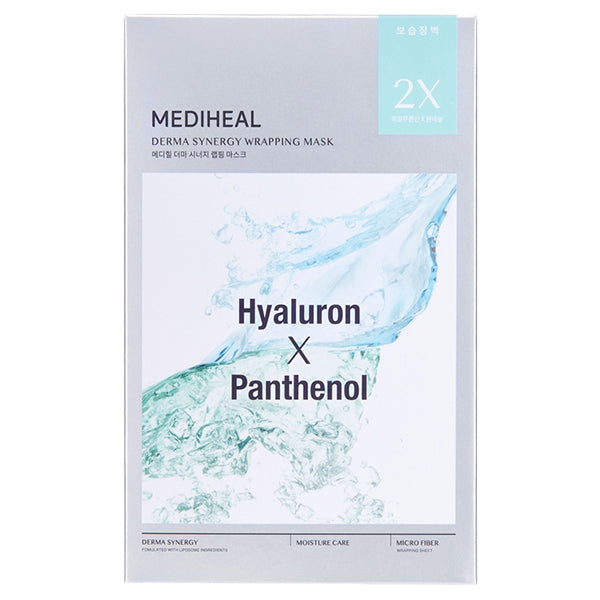 MEDIHEAL Derma Synergy Wrapping Mask Moisture Set, 4 Sheets