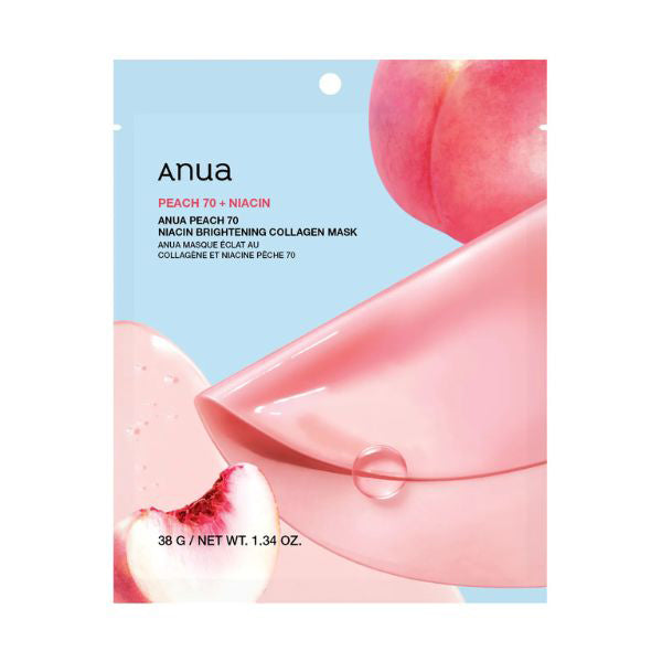 Anua Peach 70 Niacin Collagen Mask, 1 sheet