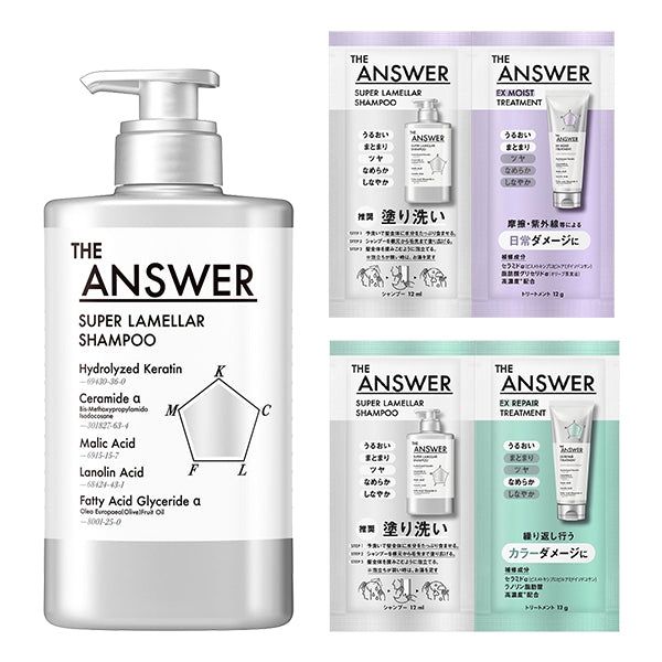 Shampoo Set, 400ml, 12ml・12g, 12ml・12g