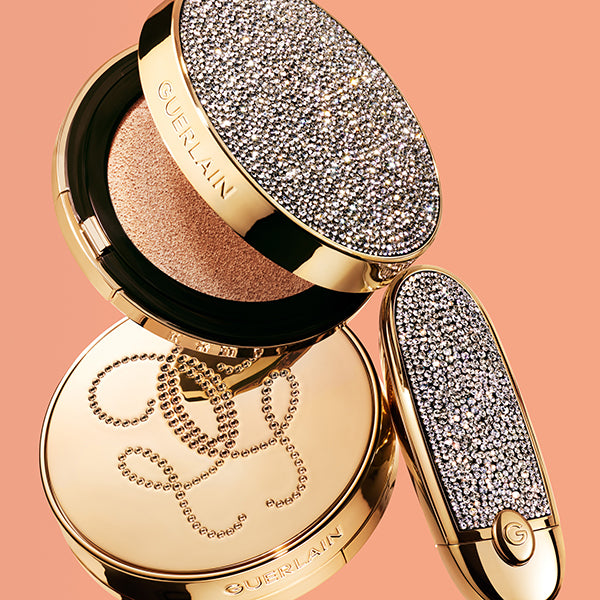 GUERLAIN Parure Gold Cushion Jewel Case, Strass, 1 piece