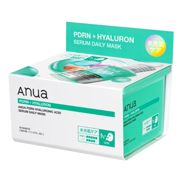 Anua PDRN Hyaluronic Acid Serum Daily Mask, 30 sheets