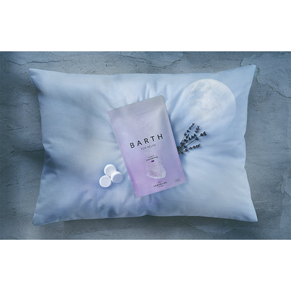 BARTH Medicated Neutral Bicarbonate Bath RELAX, 30 Tablets (10 Uses) (LavenderFog)