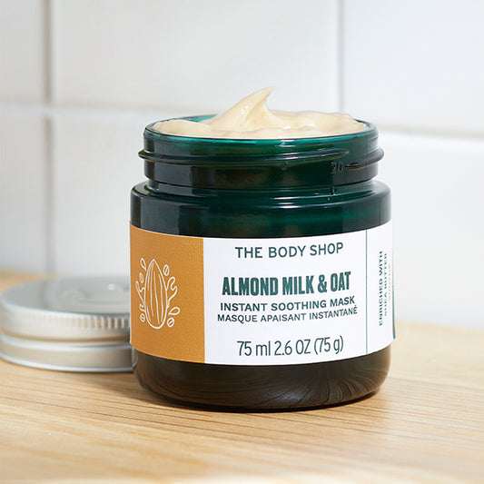 THE BODY SHOP AM & Oat Instant Comforting Mask (Almond Milk), 75ml