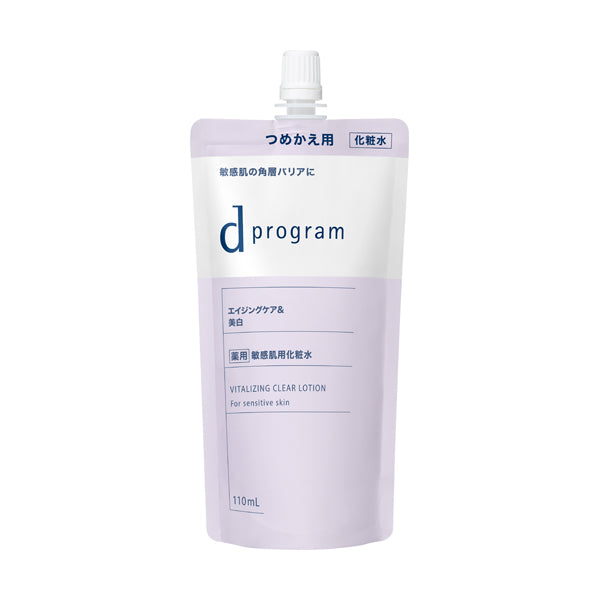 d Program Vitalizing & Clear Lotion EX, Refill, 110ml