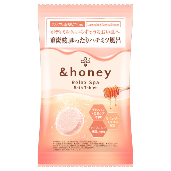 &honey Relax Spa Bath Tablets, Single Packet, 40g