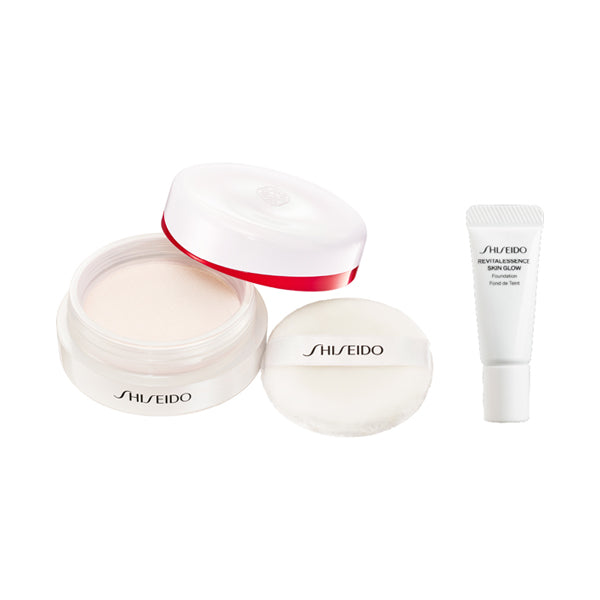 SHISEIDO Essence Skin Setting Powder Kit Hydrating GLOW (01)