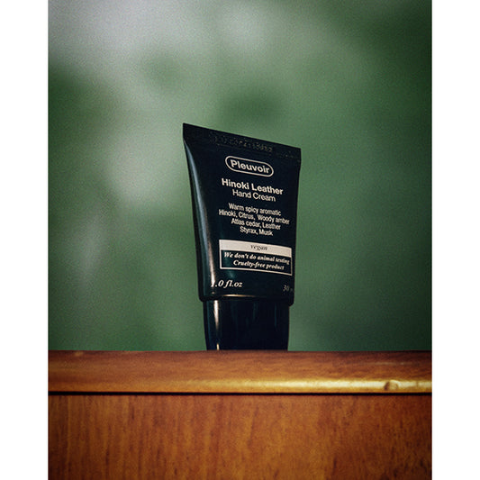 Pleuvoir Hand Cream, 30ml (Hinoki Leather)