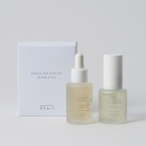 OSAJI Enrich Bio Duo Set (Serum & Oil), 30ml x 2