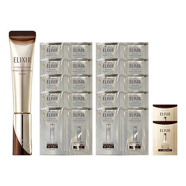 ELIXIR New Retino Power Wrinkle Cream ba S Limited Set, 15g (Aqua Floral)